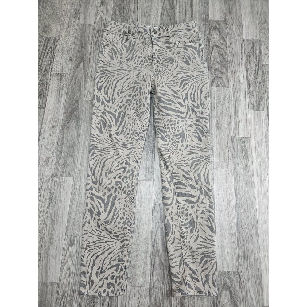 Articles of Society Pants Womens 27 Animal Print High Rise Crop Evansville